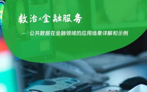 公共数据在金融领域的应用场景详解和示例