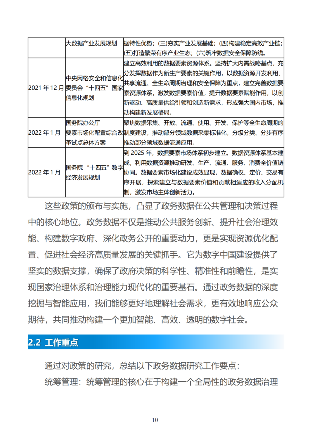 政务数据应用场景分析报告