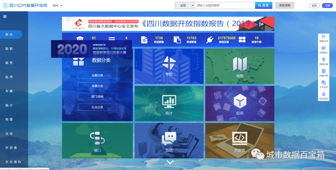 数字中国 | 各省公共数据平台建设汇总表
