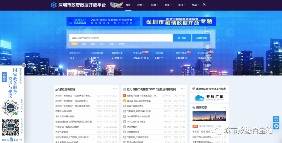 数字中国 | 各省公共数据平台建设汇总表