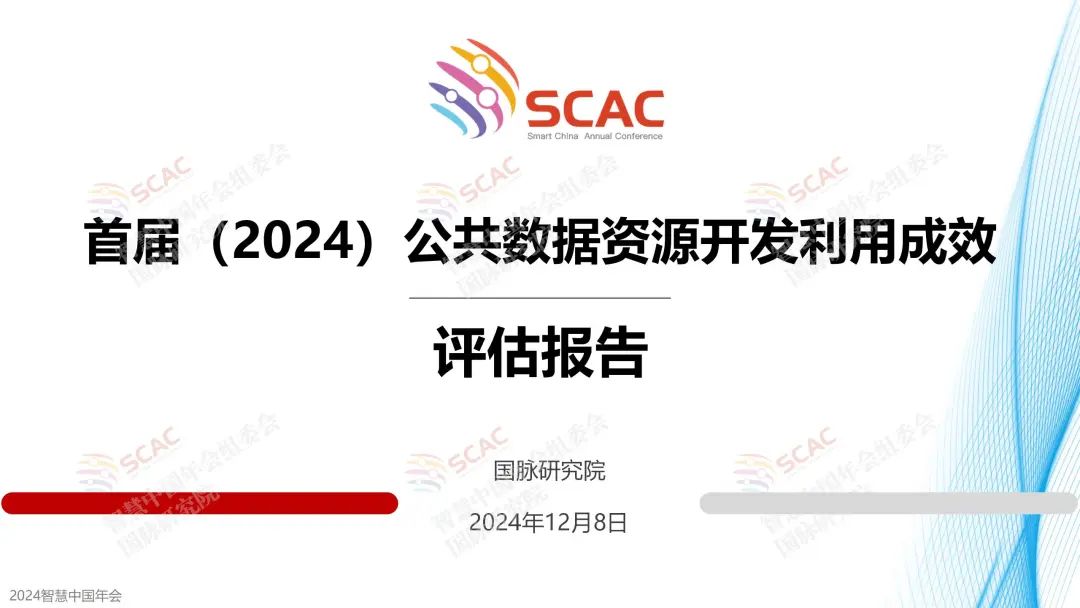 《首届（2024）公共数据资源开发利用成效评估报告》要点回顾
