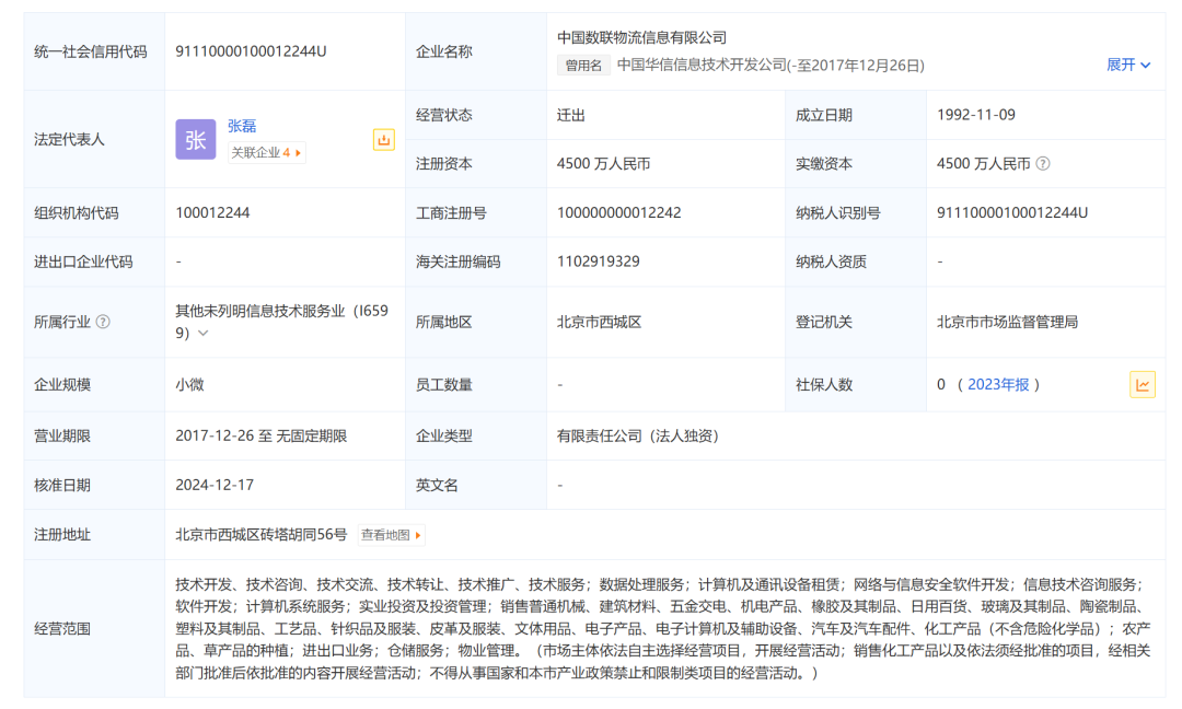首家数据科技央企成立！100亿～
